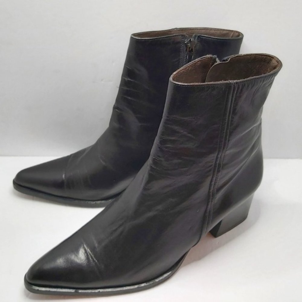 Vintage Soft Leather Ankle Boots fits 7.5